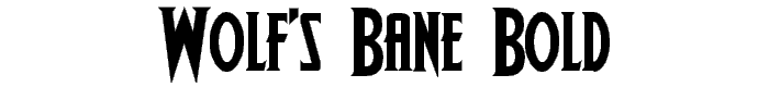 Wolf%27s%20Bane%20Bold font