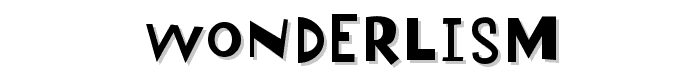 Wonderlism font