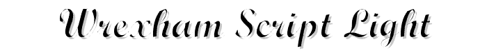 Wrexham%20Script%20Light font