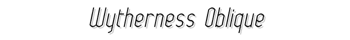 Wytherness%20Oblique font