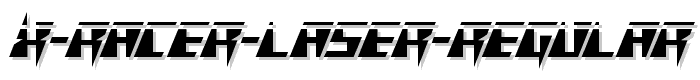 X%20Racer%20Laser%20Regular font