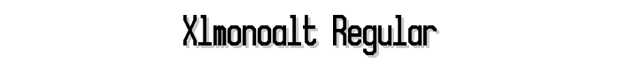 XLMonoAlt%20Regular font