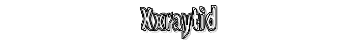 XXRaytid font