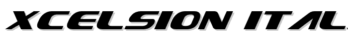 Xcelsion%20Italic font