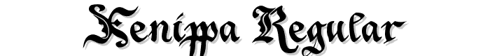 Xenippa%20Regular font