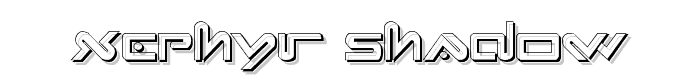 Xephyr%20Shadow font