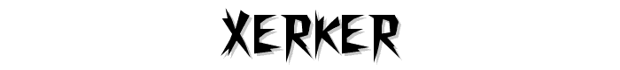 Xerker font