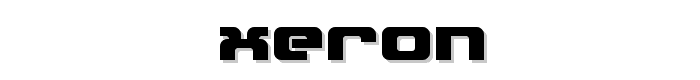 Xeron font