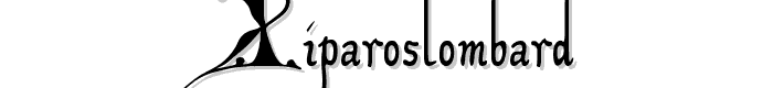 XiparosLombard font