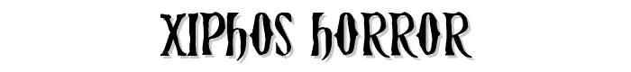 Xiphos%20Horror font