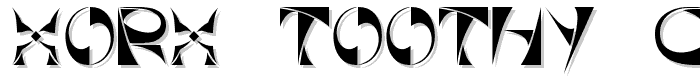 Xorx_Toothy%20Cyr font