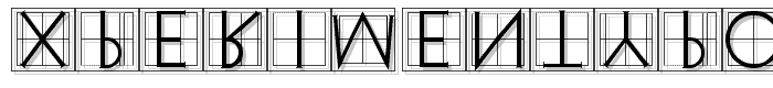 XperimentypoThree%20Squares font