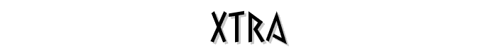 Xtra font