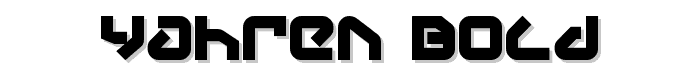 Yahren%20Bold font