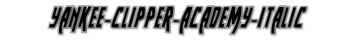 Yankee%20Clipper%20Academy%20Italic font