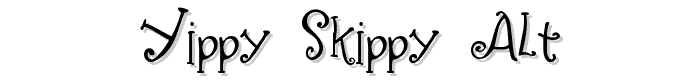 Yippy%20Skippy%20Alt font