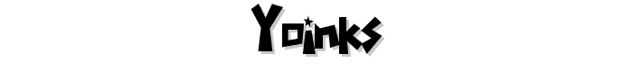 Yoinks font