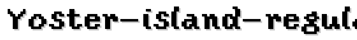 Yoster%20Island%20Regular font