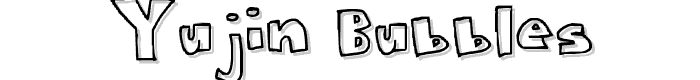 Yujin%20Bubbles font