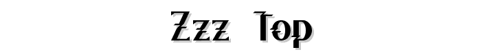 ZZZ%20Top font