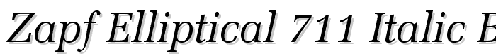 Zapf%20Elliptical%20711%20Italic%20BT font