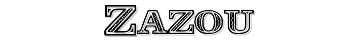 Zazou font