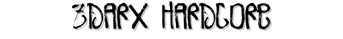 Zdarx%20Hardcore font