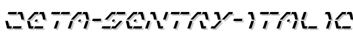 Zeta%20Sentry%20Italic font