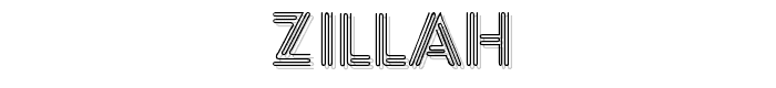 Zillah font