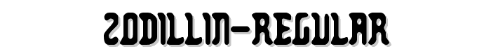 Zodillin%20Regular font