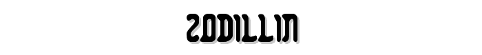 Zodillin font