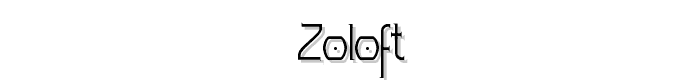 Zoloft font