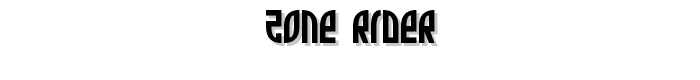 Zone%20Rider font