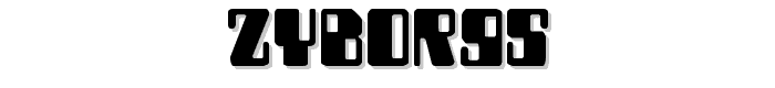 Zyborgs font