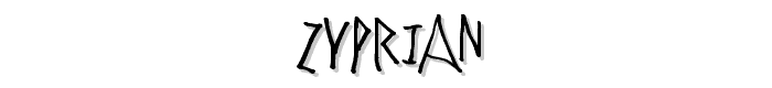 Zyprian font