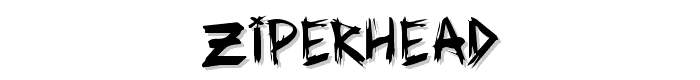 ziperhead font