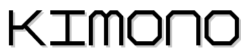 Kimono-Kong font